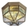 Searchlight - Taklampa FLUSH 2xE14/60W/230V mässing