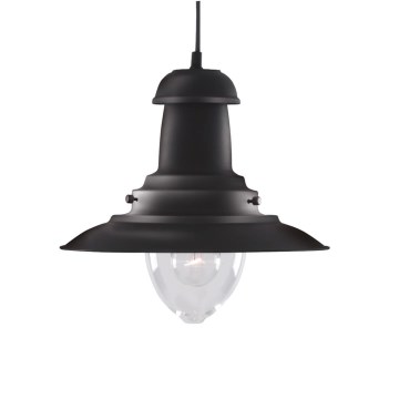 Searchlight - Takpendel FISHERMAN 1xE27/60W/230V svart