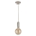Searchlight - Takpendel med kabel SUSPENSION 1xE27/60W/230V silver
