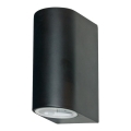 Searchlight - Utomhus Väggbelysning LEDO 2xGU10/6W/230V IP44 svart