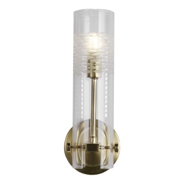 Searchlight - Vägglampa för badrum SCOPE 1xG9/7W/230V IP44 mässing