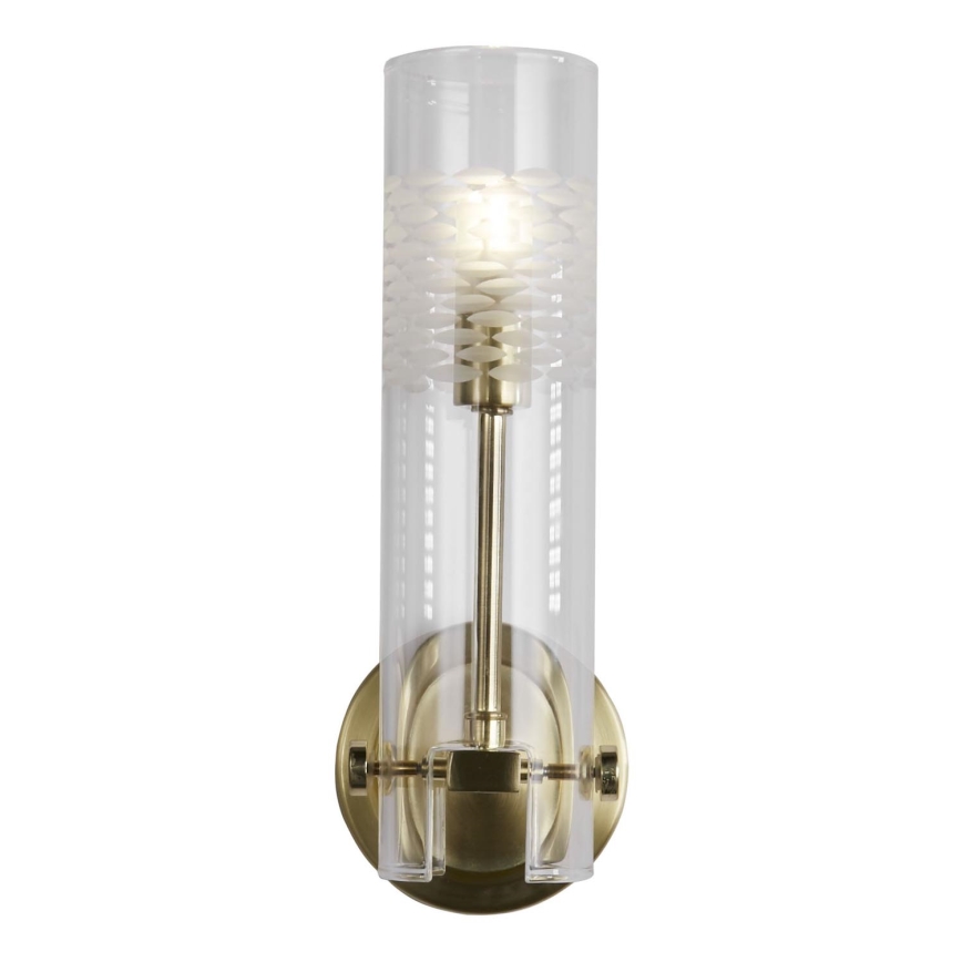 Searchlight - Vägglampa för badrum SCOPE 1xG9/7W/230V IP44 mässing