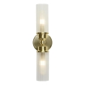 Searchlight - Vägglampa IMPERIAL 2xG9/33W/230V mässing