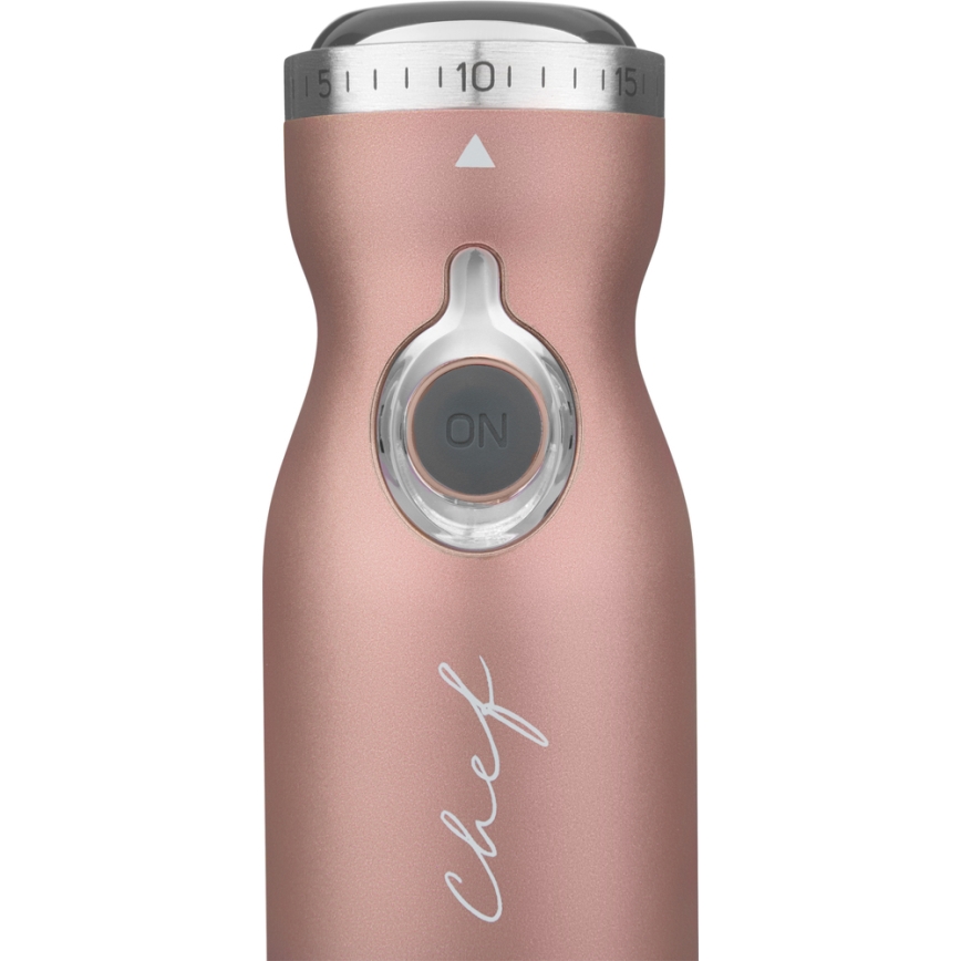 Sencor - Stavmixer 4-i-1 1200W/230V rostfritt stål/roséguld