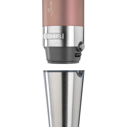 Sencor - Stavmixer 4-i-1 1200W/230V rostfritt stål/roséguld