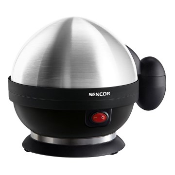 Sencor - Äggkokare 320-380W/230V svart/matt krom