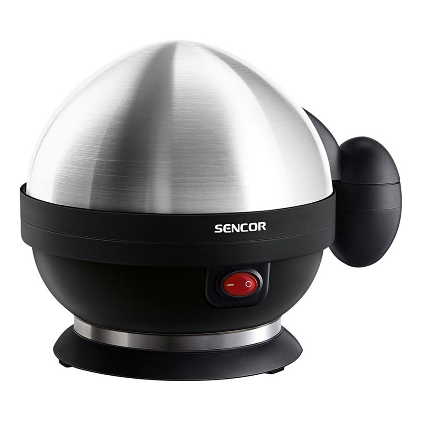 Sencor - Äggkokare 320-380W/230V svart/matt krom
