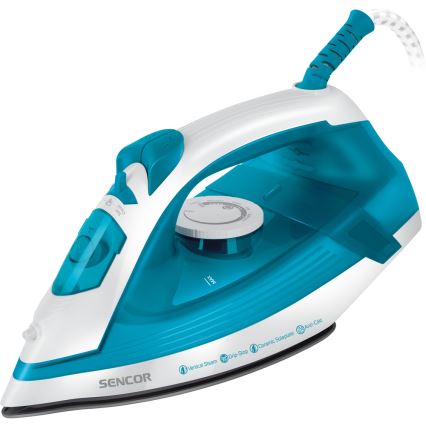 Sencor - Ångstrykjärn 2000W/230V blå/vit