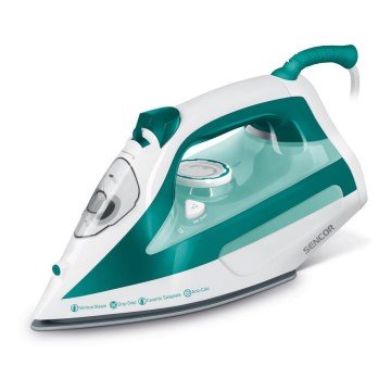 Sencor - Ångstrykjärn 2600W/230V turkos/vit