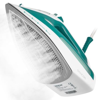 Sencor - Ångstrykjärn 2600W/230V turkos/vit