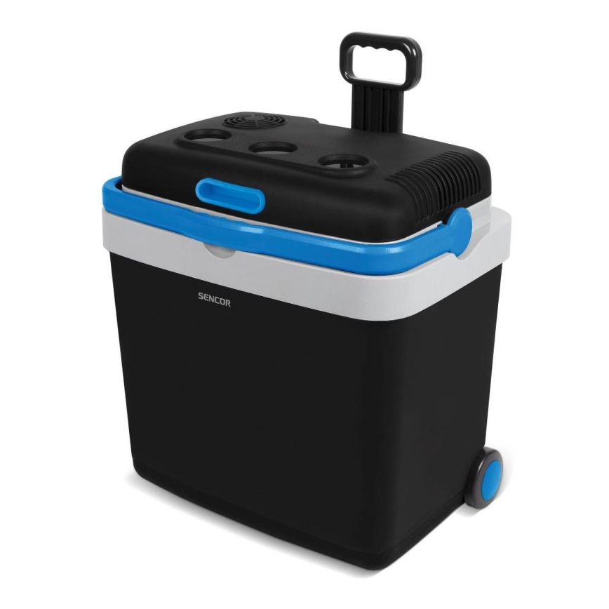 Sencor - Bärbar car refrigerator 33 l 60W/12V/230V svart