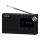 Sencor - Bärbar PLL FM-radiomottagare 5W 800 mAh 3,7V USB och MicroSD