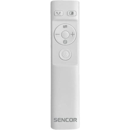 Sencor - Bladfri golvfläktar 50W/230V vit + fjärrkontroll