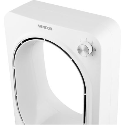 Sencor - Bladfri golvfläktar 50W/230V vit