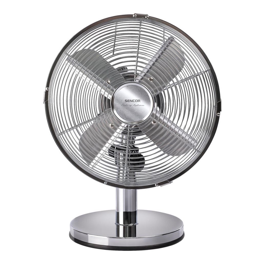 Sencor - Bordsfläkt 30W/230V glansig krom