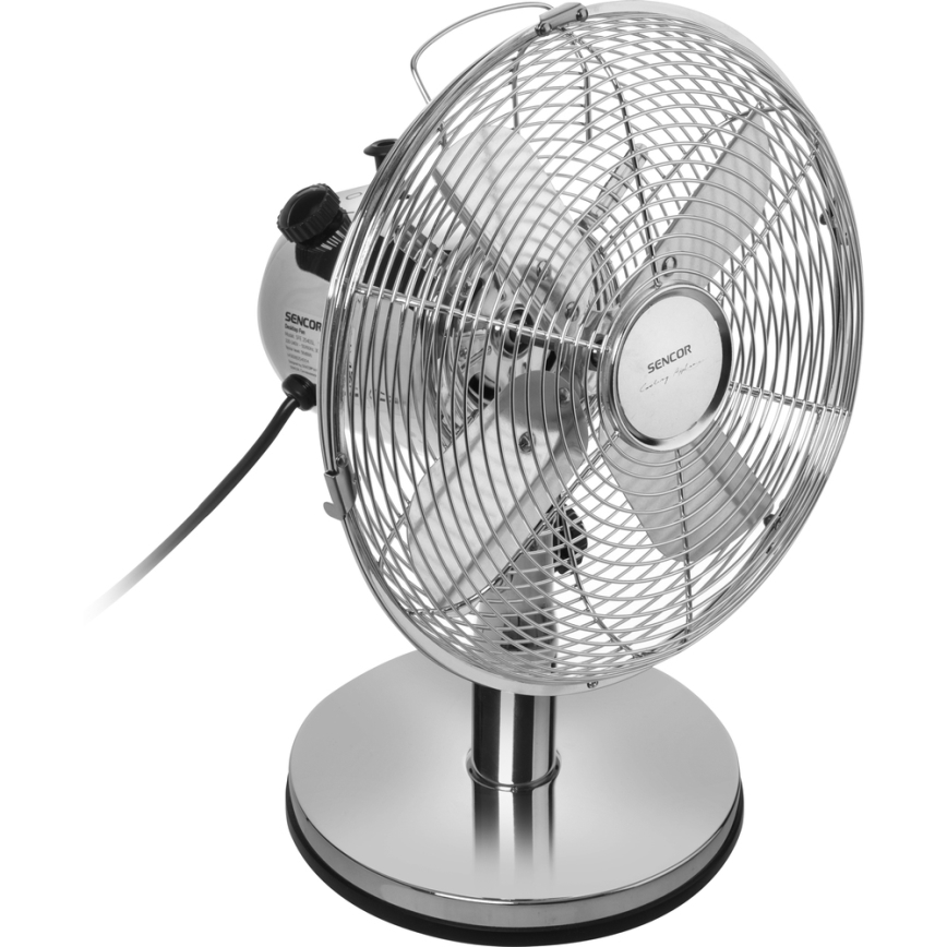 Sencor - Bordsfläkt 30W/230V glansig krom