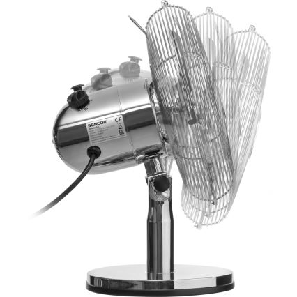 Sencor - Bordsfläkt 30W/230V glansig krom