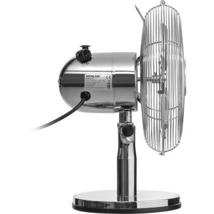 Sencor - Bordsfläkt 30W/230V glansig krom