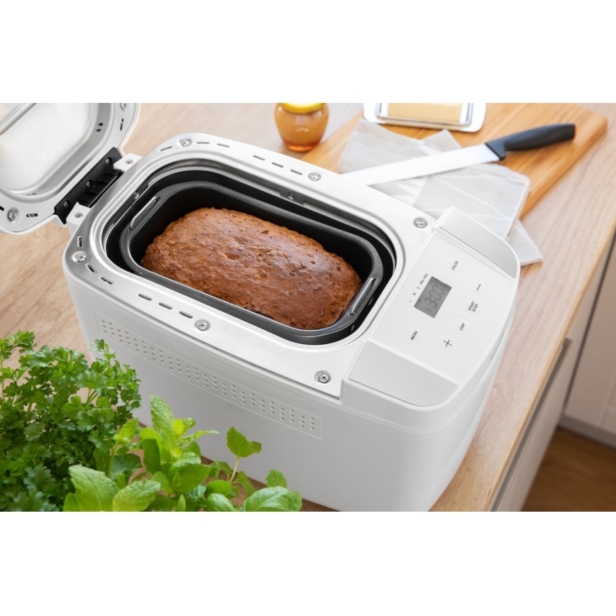 Sencor - Brödbakmaskin med LCD-skärm 800W/230V