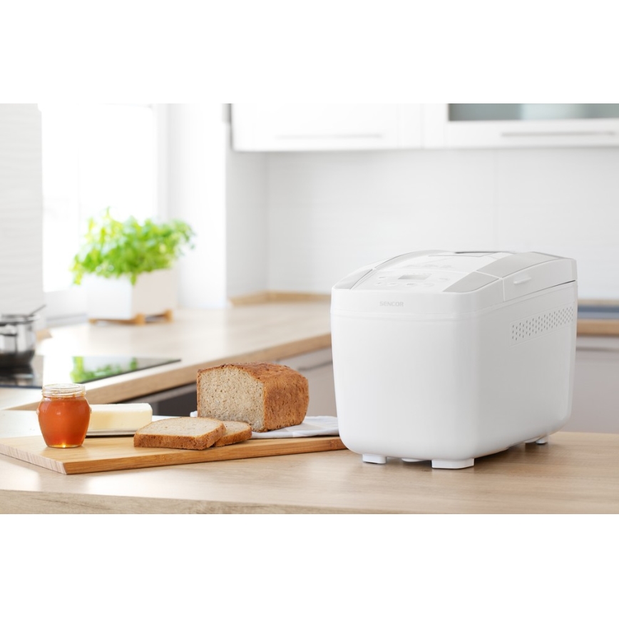 Sencor - Brödbakmaskin med LCD-skärm 800W/230V