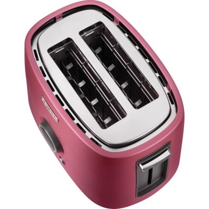 Sencor - Brödrost med 2 fack och värmegaller 1000W/230V rosa