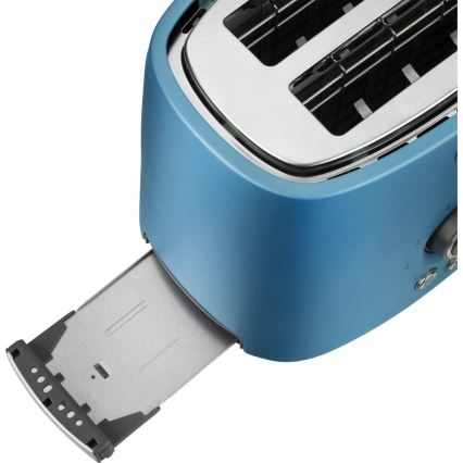Sencor - Brödrost med två fack och värmegaller 1000W/230V blå