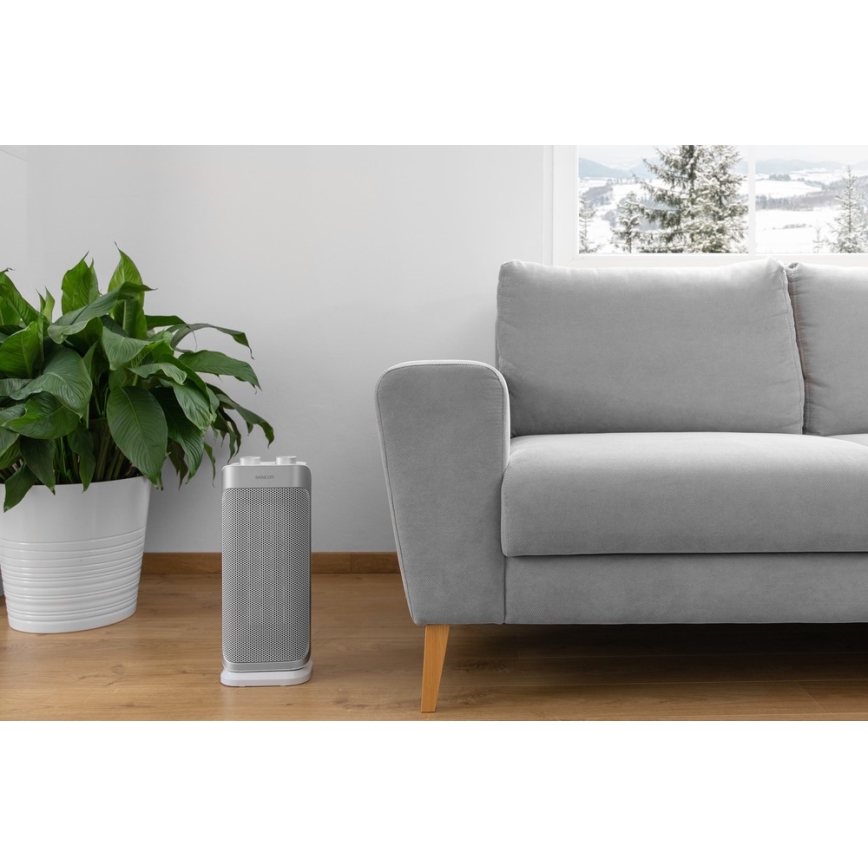 Sencor - Ceramisk fläkt med värmefunktion och termostat 1000/2000W/230V