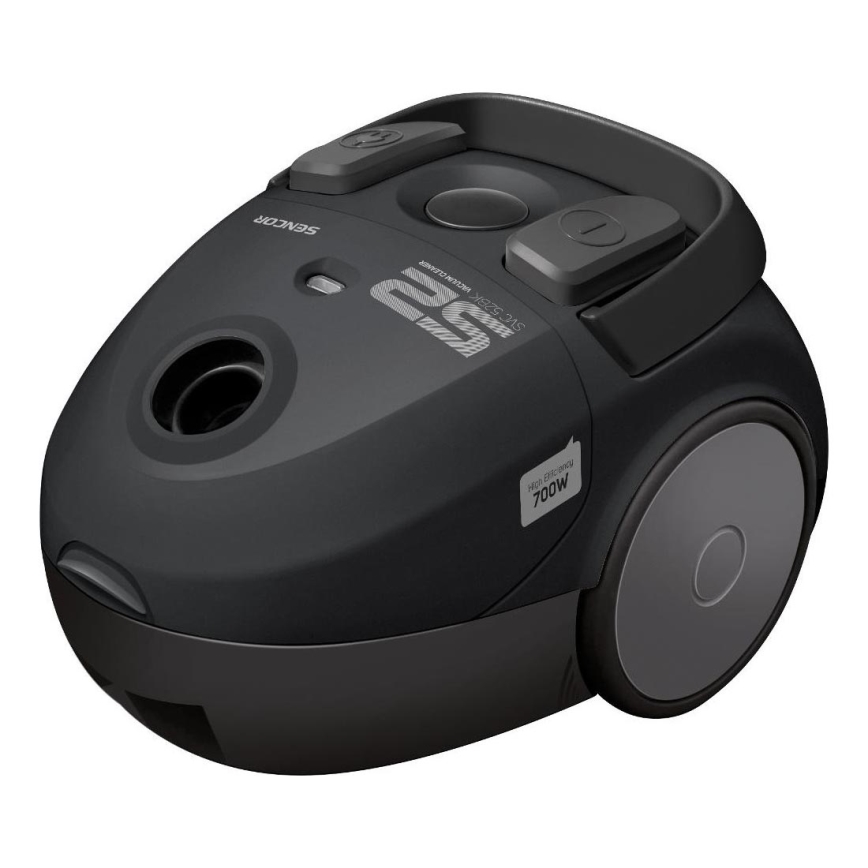 Sencor - Dammsugare med påse 1,5 l 700W/230V svart
