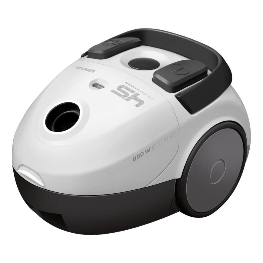 Sencor - Dammsugare med påse 1,5 l 850W/230V vit