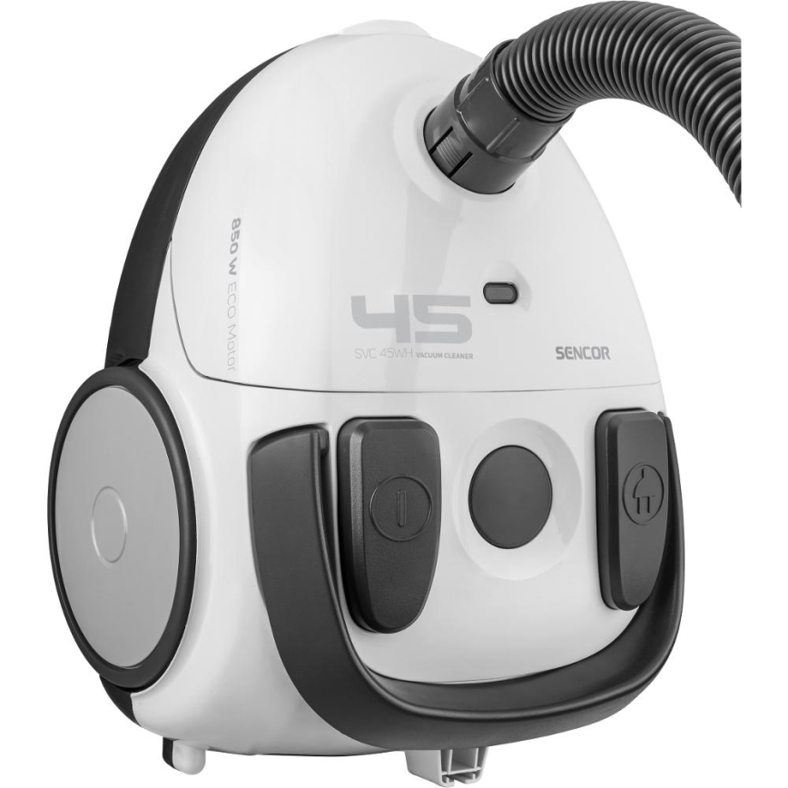 Sencor - Dammsugare med påse 1,5 l 850W/230V vit