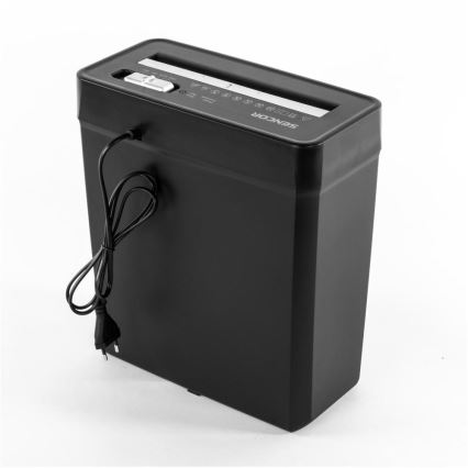 Sencor - Dokumentförstörare A4 volym 10 l 190W/230V svart