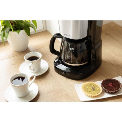 Sencor - Dropp kaffebryggare 1,25 l 1000W/230V