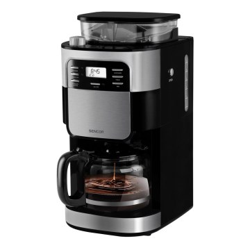 Sencor - Dropp kaffebryggare 1,5 l med LCD display 900W/230V