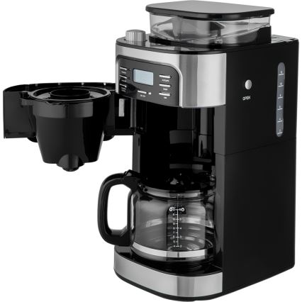 Sencor - Dropp kaffebryggare 1,5 l med LCD display 900W/230V