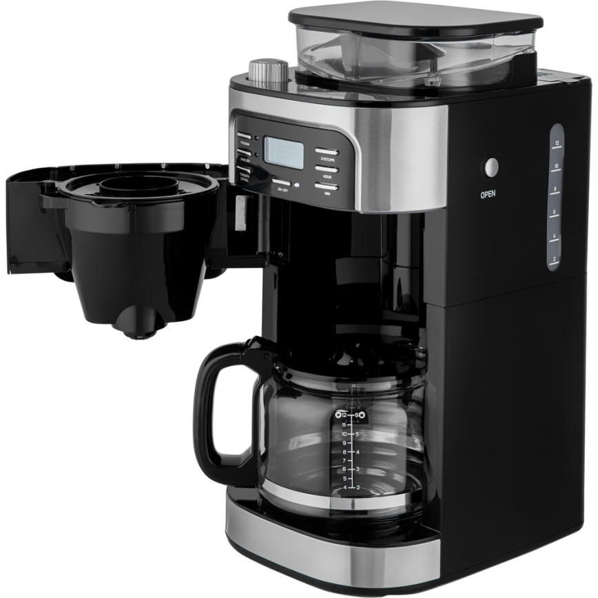 Sencor - Dropp kaffebryggare 1,5 l med LCD display 900W/230V