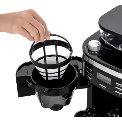 Sencor - Dropp kaffebryggare 1,5 l med LCD display 900W/230V