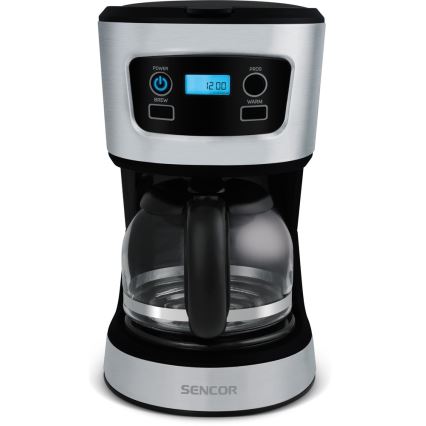 Sencor - Dropp kaffebryggare med LCD display 700W/230V