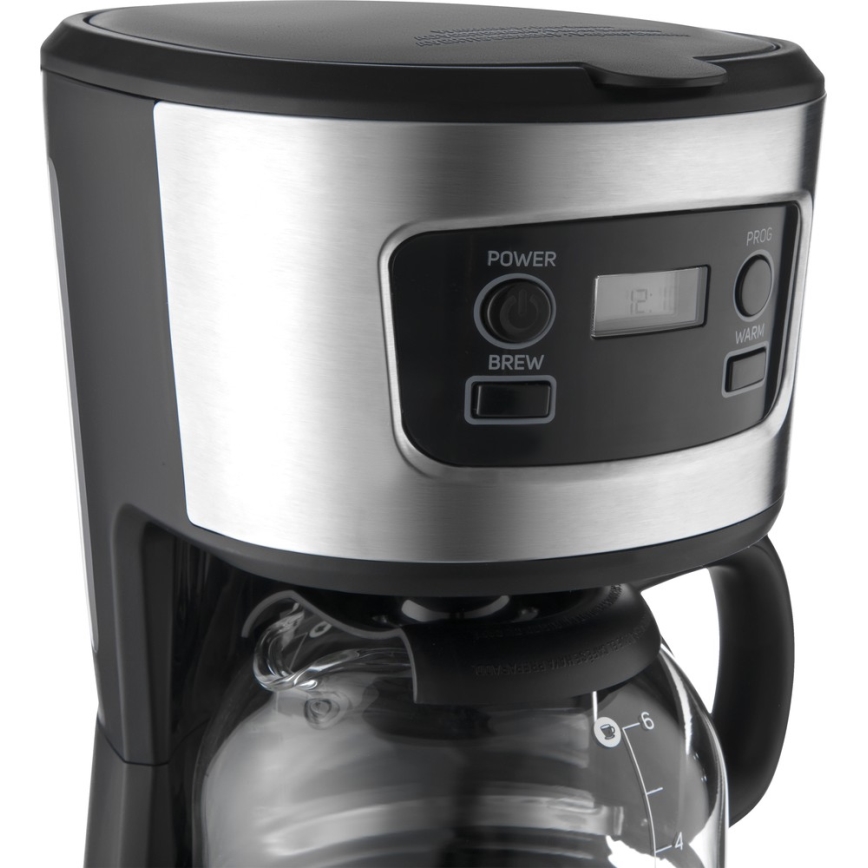 Sencor - Dropp kaffebryggare med LCD display 700W/230V