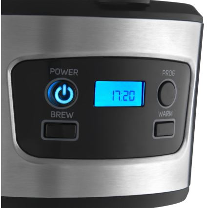 Sencor - Dropp kaffebryggare med LCD display 700W/230V