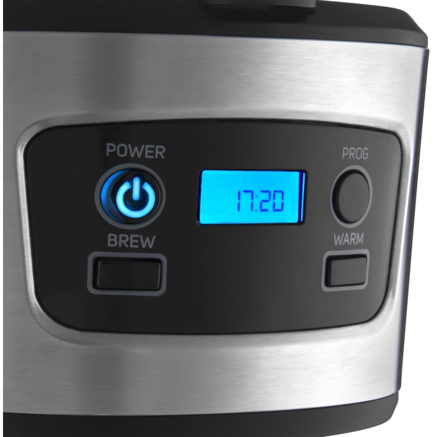 Sencor - Dropp kaffebryggare med LCD display 700W/230V