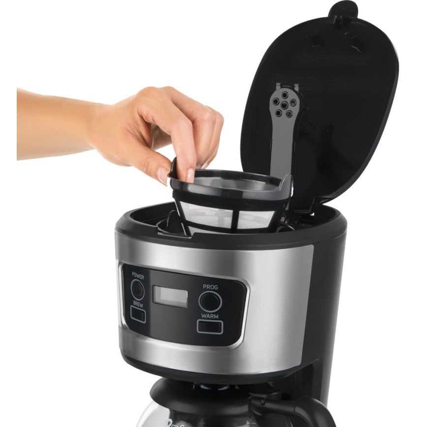 Sencor - Dropp kaffebryggare med LCD display 700W/230V
