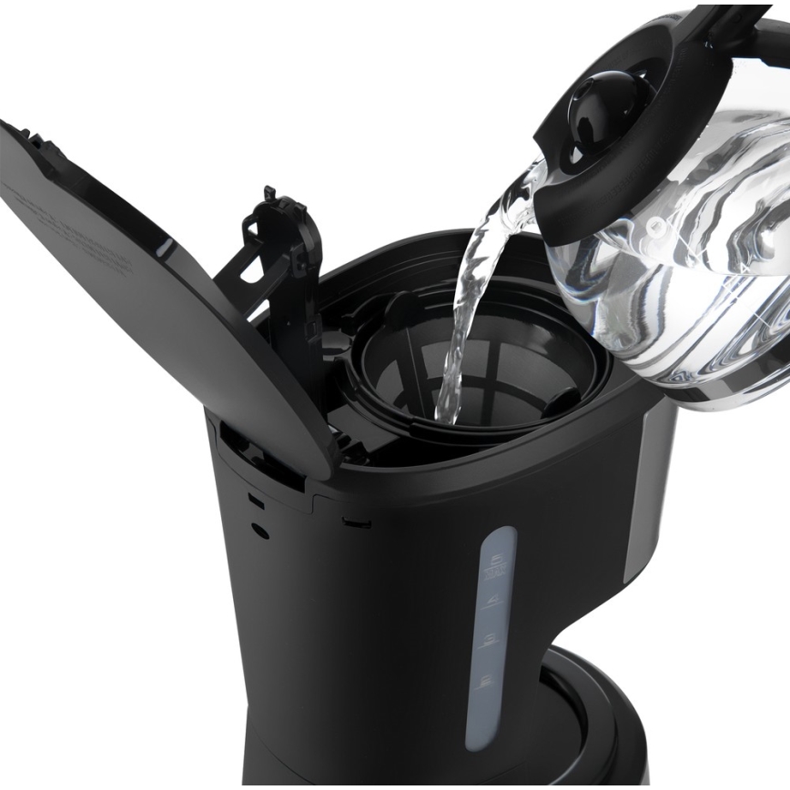 Sencor - Dropp kaffebryggare med LCD display 700W/230V