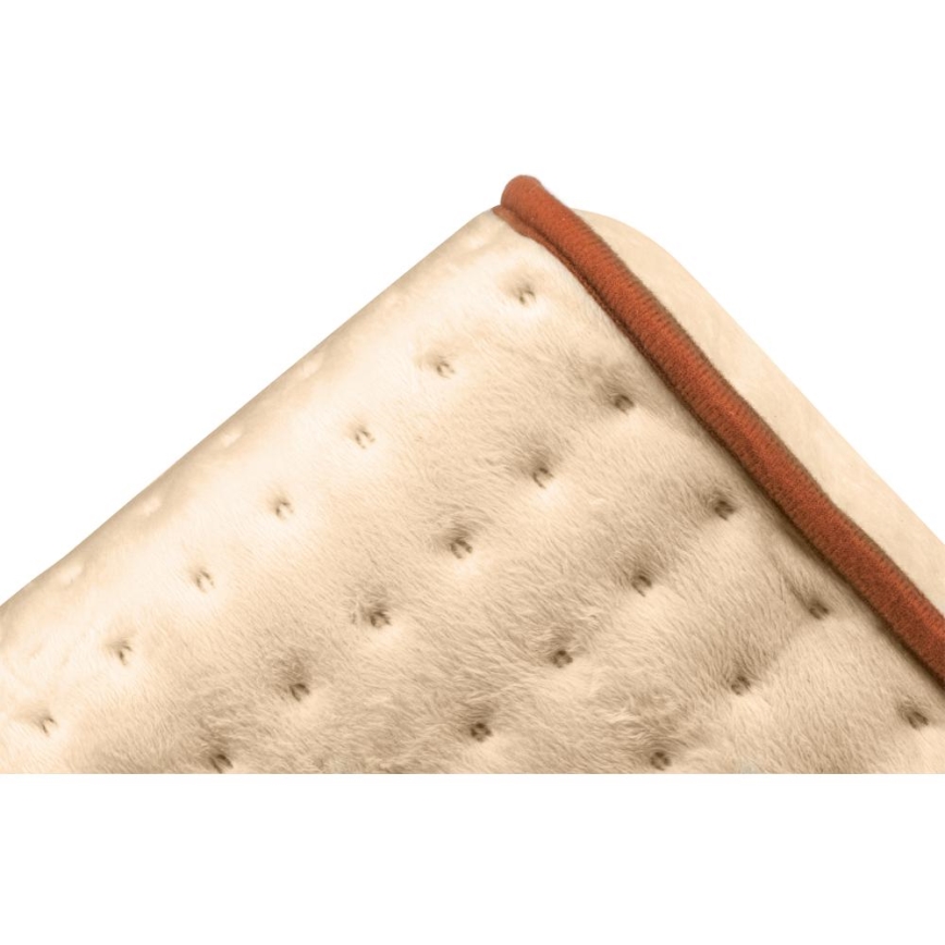 Sencor - Elektrisk fotvärmare 100 W/230 V beige