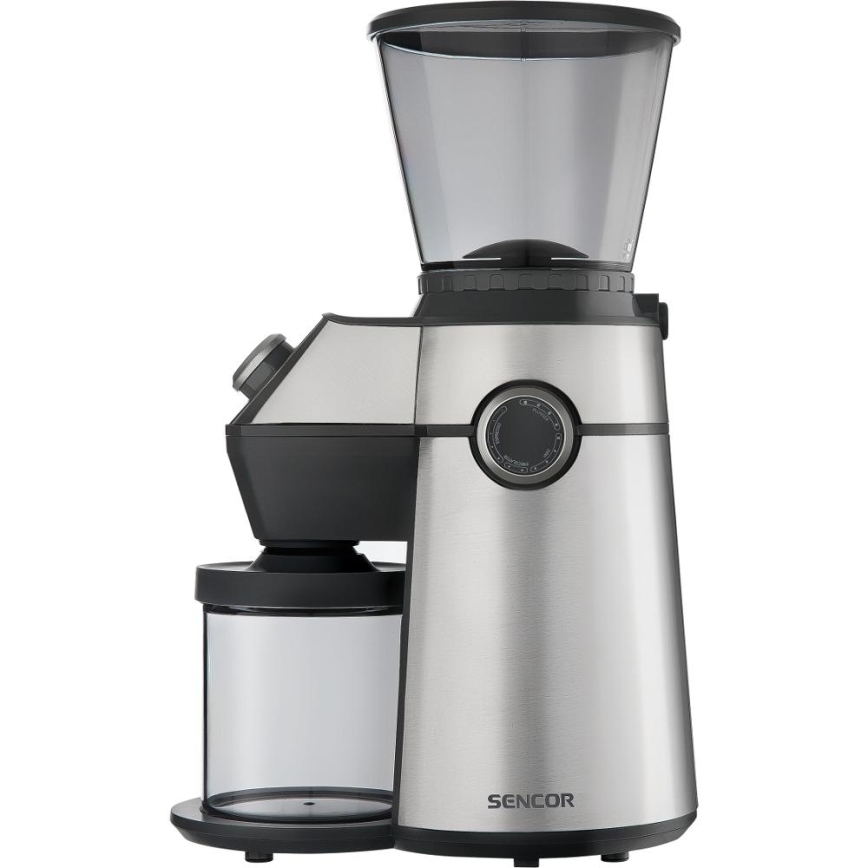 Sencor - Elektrisk kaffebönkvarn 350 g 150W/230V rostfri