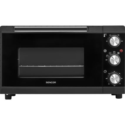 Sencor - Elektrisk ugn 20 l 1650W/230V svart