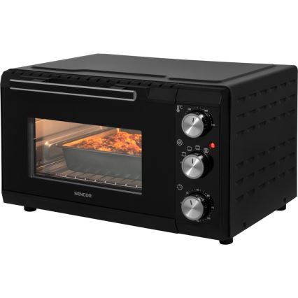 Sencor - Elektrisk ugn 20 l 1650W/230V svart