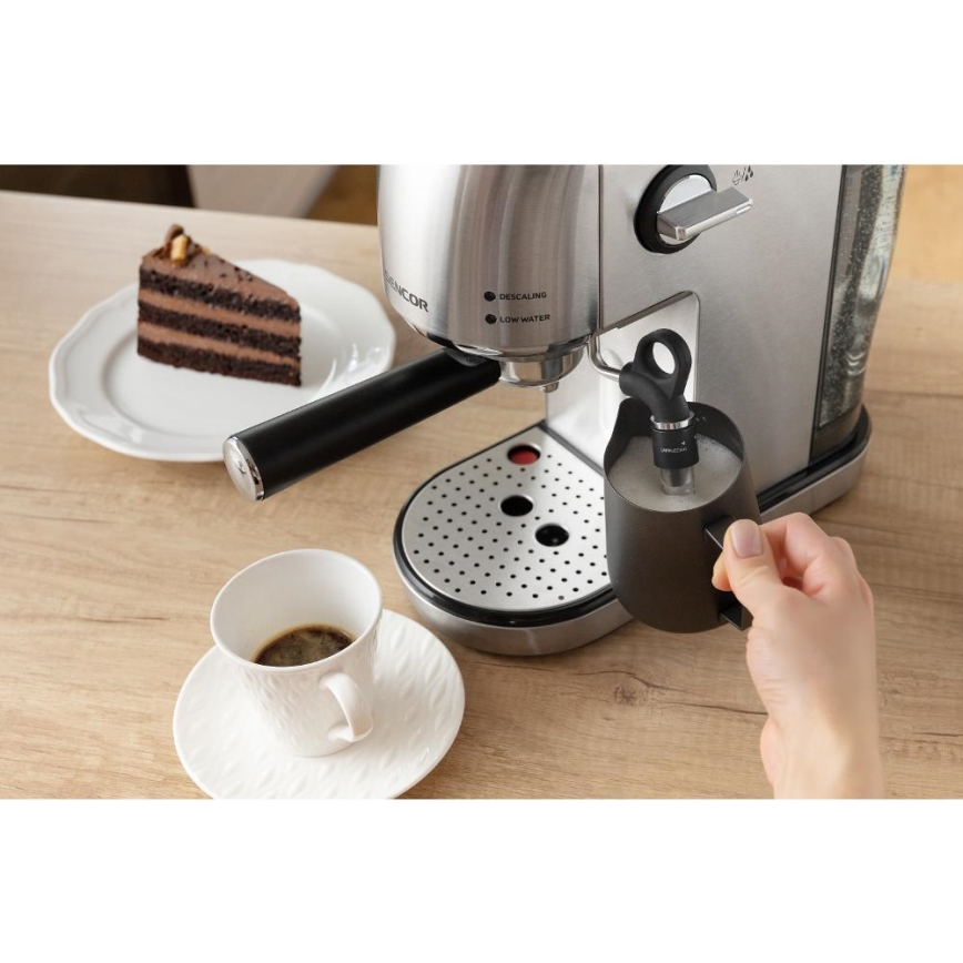 Sencor - Espressomaskin med hävelfunktion 1400W/230V