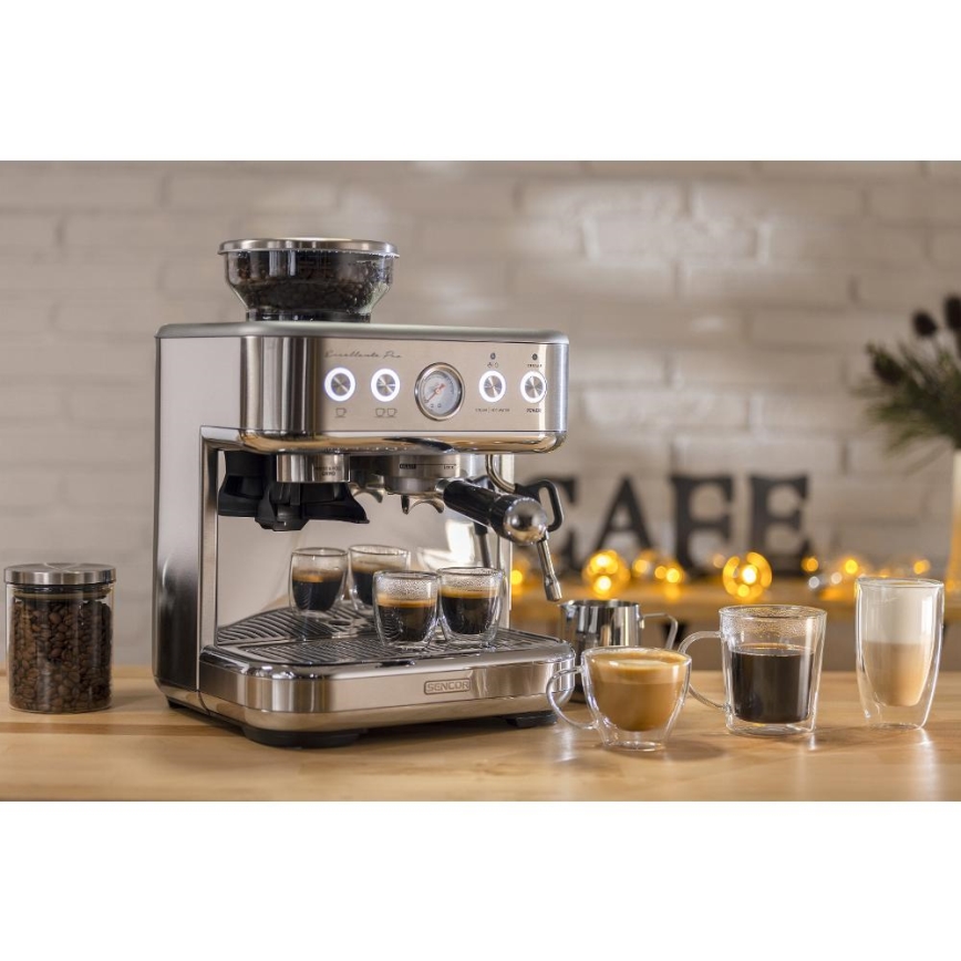 Sencor - Espressomaskin med portafilter 1770W/230V