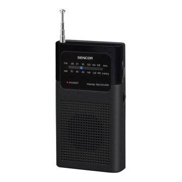 Sencor - Fickradio FM/AM 2xAAA