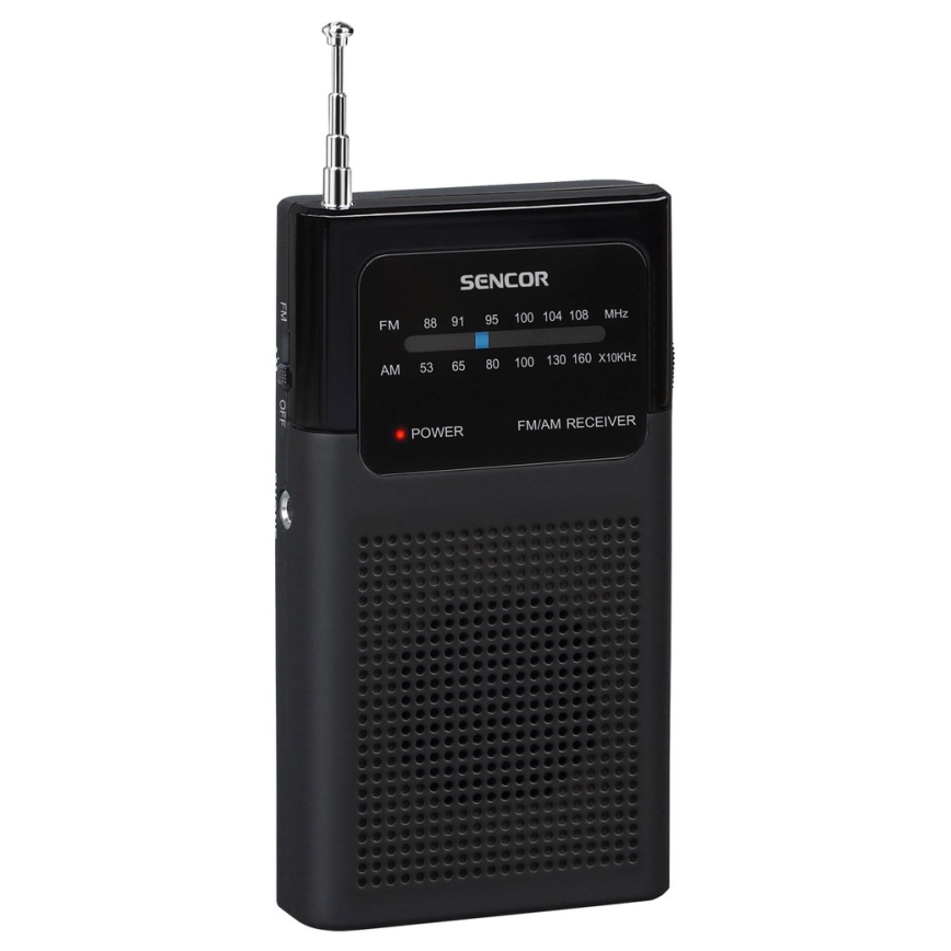 Sencor - Fickradio FM/AM 2xAAA